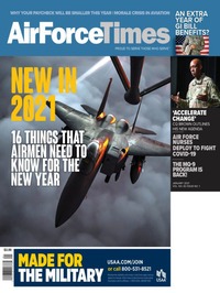 Air Force Times January 2021 Magazine Back Copies Magizines Mags