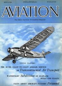 Aviation Week & Space Technology July 1929 Magazine Back Copies Magizines Mags