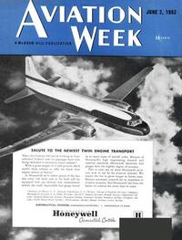 Aviation Week & Space Technology June 1952 Magazine Back Copies Magizines Mags