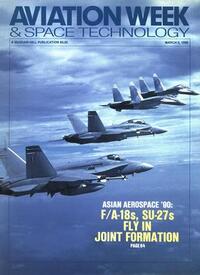 Aviation Week & Space Technology March 1990 Magazine Back Copies Magizines Mags