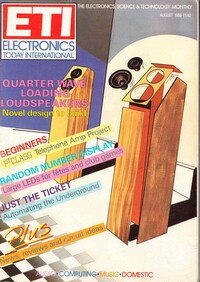 Electronics Today August 1988 Magazine Back Copies Magizines Mags