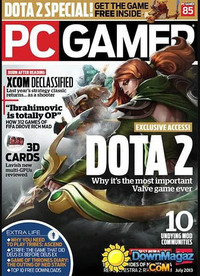 PC Gamer (UK) July 2013 Magazine Back Copies Magizines Mags