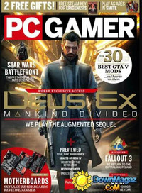 PC Gamer (UK) December 2015 Magazine Back Copies Magizines Mags