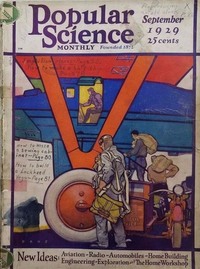 Popular Science September 1929 Magazine Back Copies Magizines Mags