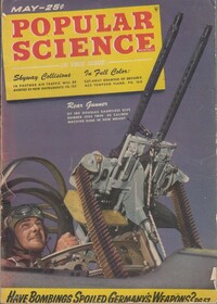 Popular Science May 1944 Magazine Back Copies Magizines Mags