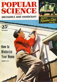 Popular Science October 1951 Magazine Back Copies Magizines Mags