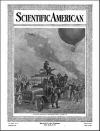 Scientific American August 1915 Magazine Back Copies Magizines Mags