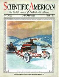 Scientific American January 1923 Magazine Back Copies Magizines Mags