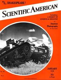 Scientific American January 1940 Magazine Back Copies Magizines Mags