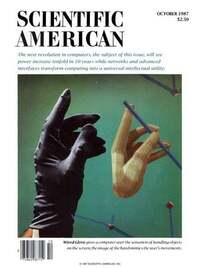 Scientific American October 1987 Magazine Back Copies Magizines Mags