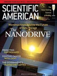 Scientific American January 2003 Magazine Back Copies Magizines Mags
