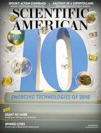 Scientific American December 2018 Magazine Back Copies Magizines Mags