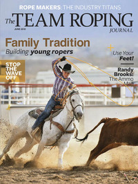 Team Roping Journal June 2018 Magazine Back Copies Magizines Mags