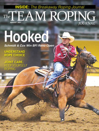 Team Roping Journal August 2021 Magazine Back Copies Magizines Mags