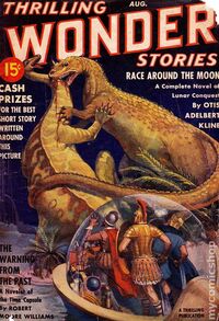 Thrilling Wonder Stories August 1939 Magazine Back Copies Magizines Mags