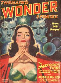 Thrilling Wonder Stories June 1948 Magazine Back Copies Magizines Mags