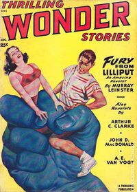 Thrilling Wonder Stories August 1949 Magazine Back Copies Magizines Mags
