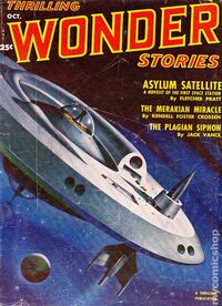 Thrilling Wonder Stories October 1951 Magazine Back Copies Magizines Mags