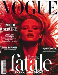 Vogue France March 2014 Magazine Back Copies Magizines Mags