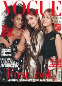 Vogue UK February 2017 Magazine Back Copies Magizines Mags