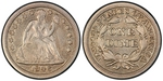 U.S. 10-cent Dime 1846 Coin