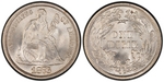 U.S. 10-cent Dime 1876 Coin
