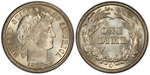 U.S. 10-cent Dime 1892 Coin