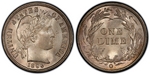 U.S. 10-cent Dime 1896 Coin