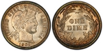 U.S. 10-cent Dime 1901 Coin