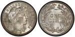 U.S. 10-cent Dime 1912 Coin
