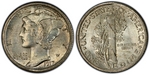 U.S. 10-cent Dime 1917 Coin