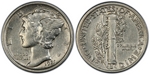 U.S. 10-cent Dime 1921 Coin