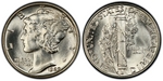 U.S. 10-cent Dime 1929 Coin