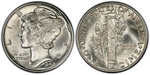 U.S. 10-cent Dime 1942 Coin