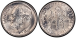 U.S. 10-cent Dime 1946 Coin