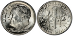 U.S. 10-cent Dime 1948 Coin