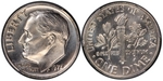 U.S. 10-cent Dime 1973 Coin
