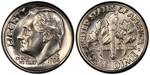 U.S. 10-cent Dime 1984 Coin