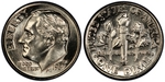 U.S. 10-cent Dime 1987 Coin