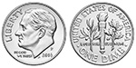 U.S. 10-cent Dime 2016 Coin