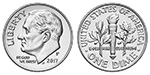 U.S. 10-cent Dime 2017 Coin