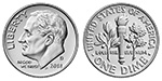 U.S. 10-cent Dime 2018 Coin