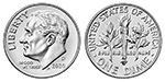 U.S. 10-cent Dime 2020 Coin