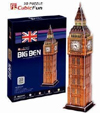 big ben 3d puzzle 30 piece 3D jigsaw puzzle, united kingdom jigsaw puzzle of bigben clock and tower