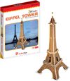 3d puzzle, eiffel tower, 20 pieces, eiffeltower 3d puzzle, small easy puzzel