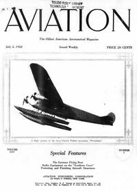 Aviation Week & Space Technology July 1928 Magazine Back Copies Magizines Mags