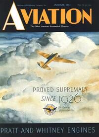 Aviation Week & Space Technology January 1934 Magazine Back Copies Magizines Mags