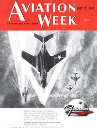 Aviation Week & Space Technology September 1953 Magazine Back Copies Magizines Mags