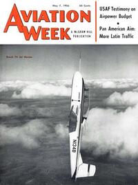 Aviation Week & Space Technology May 1956 Magazine Back Copies Magizines Mags