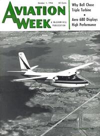 Aviation Week & Space Technology October 1956 Magazine Back Copies Magizines Mags